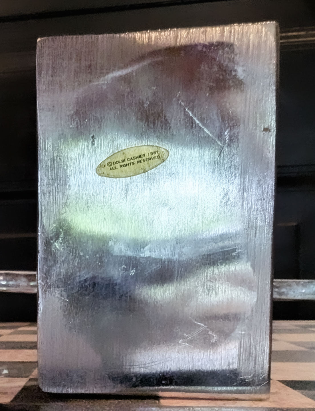 Vintage Dolbi Cashier chrome statue (1987)