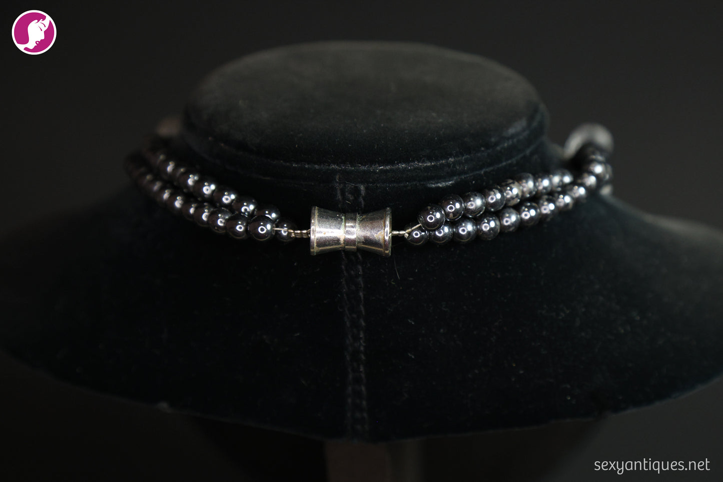 1930s Lucite Bead Statement Necklace